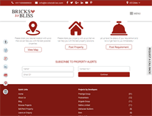Tablet Screenshot of brickstobliss.com